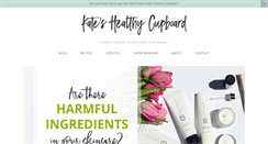 Desktop Screenshot of kateshealthycupboard.com